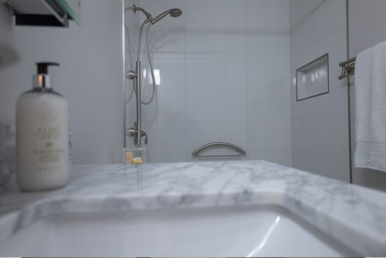 Kanata Bathroom Renovation Marble Counter Top 768x513