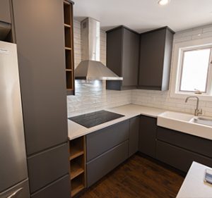 open concept kitchen renovation