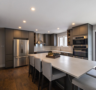 open concept kitchen renovation design Ottawa