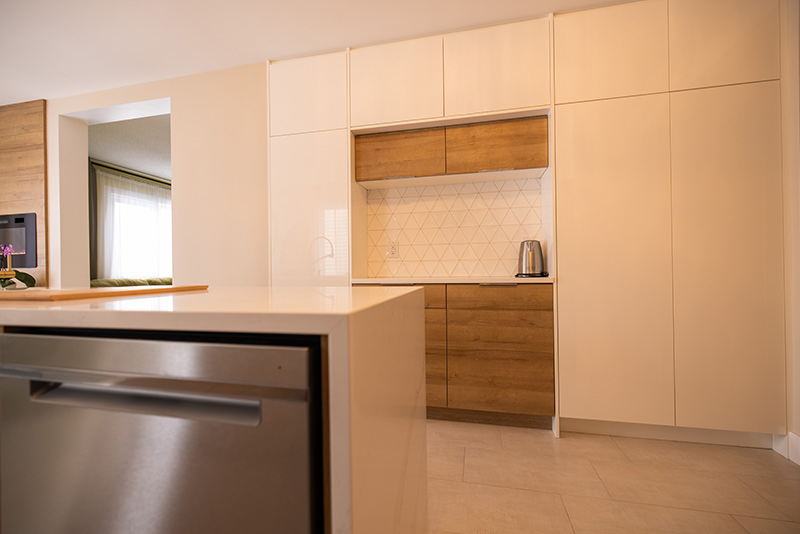 two tone kitchen cabinets brown and white ottawa kitchen renovations 3 1