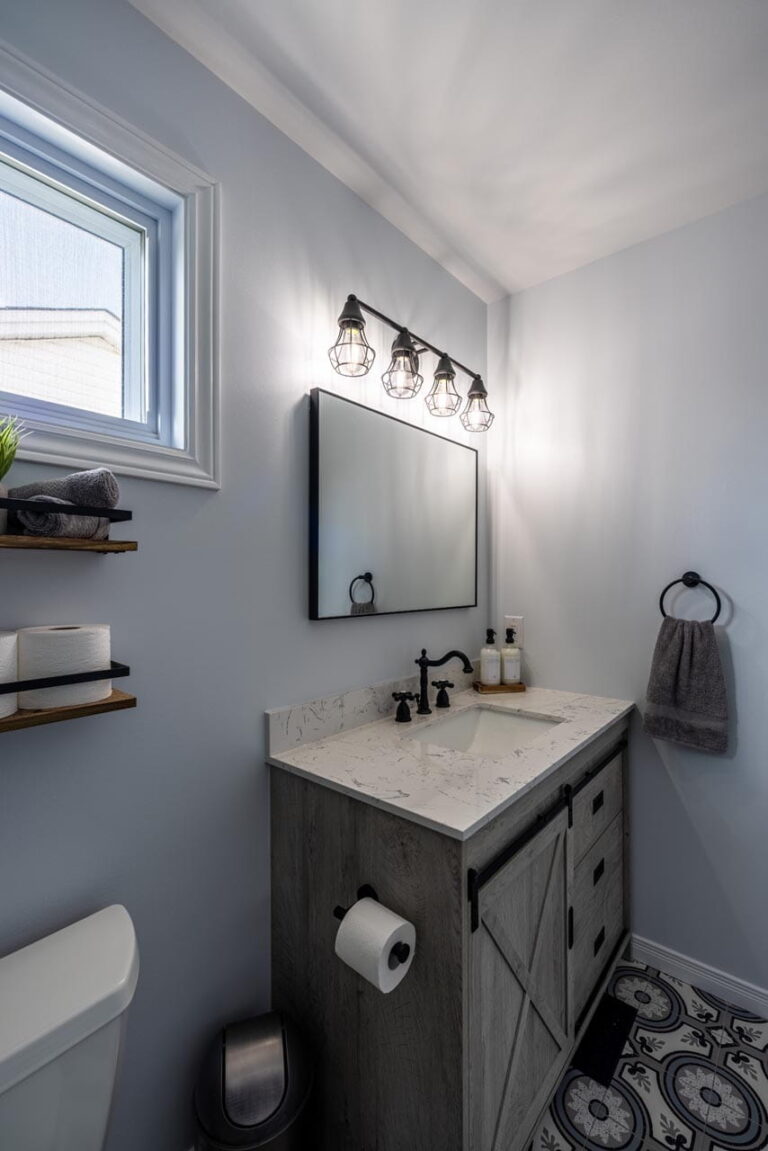 Bathroom Renovation Ottawa Wayfair Vanity And Tiled Floor 768x1151