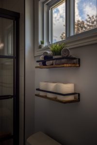 bathroom renovation ottawa shelves above the toilet artistic