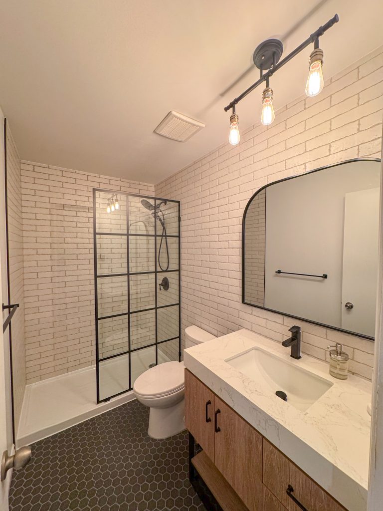 Bathroom addition in Westboro