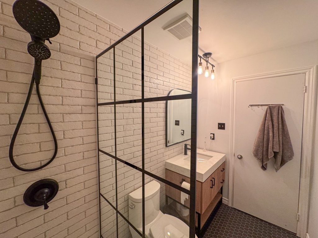 Bathroom renovation in Blackburn Hamlet.