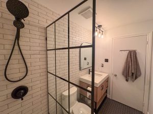 Condo Bathroom renovation in Stittsville.