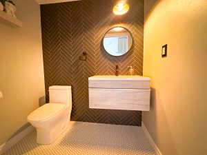 Powder room renovation in Bells Corners