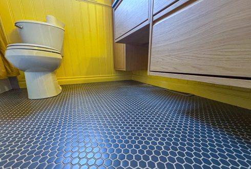 A Splash of Sunshine: Our Bold Bathroom Transformation in Gloucester