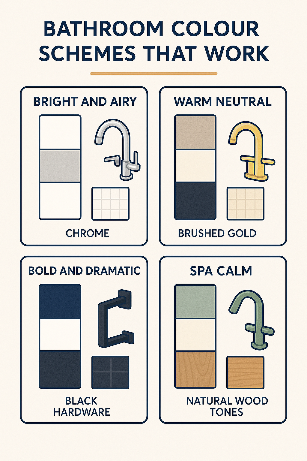 Bathroom Colour Schemes diagram