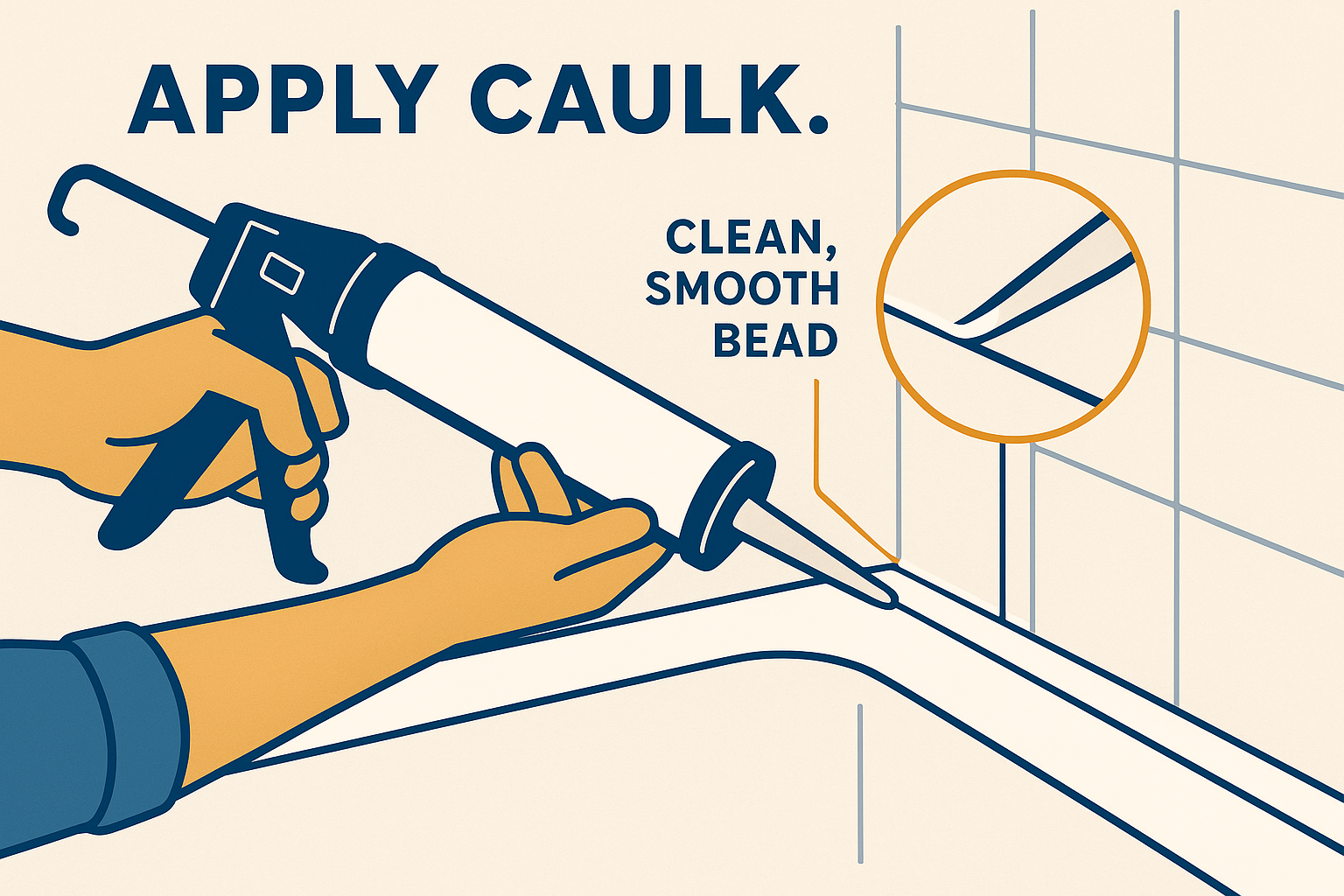 How To Caulk A Bathroom