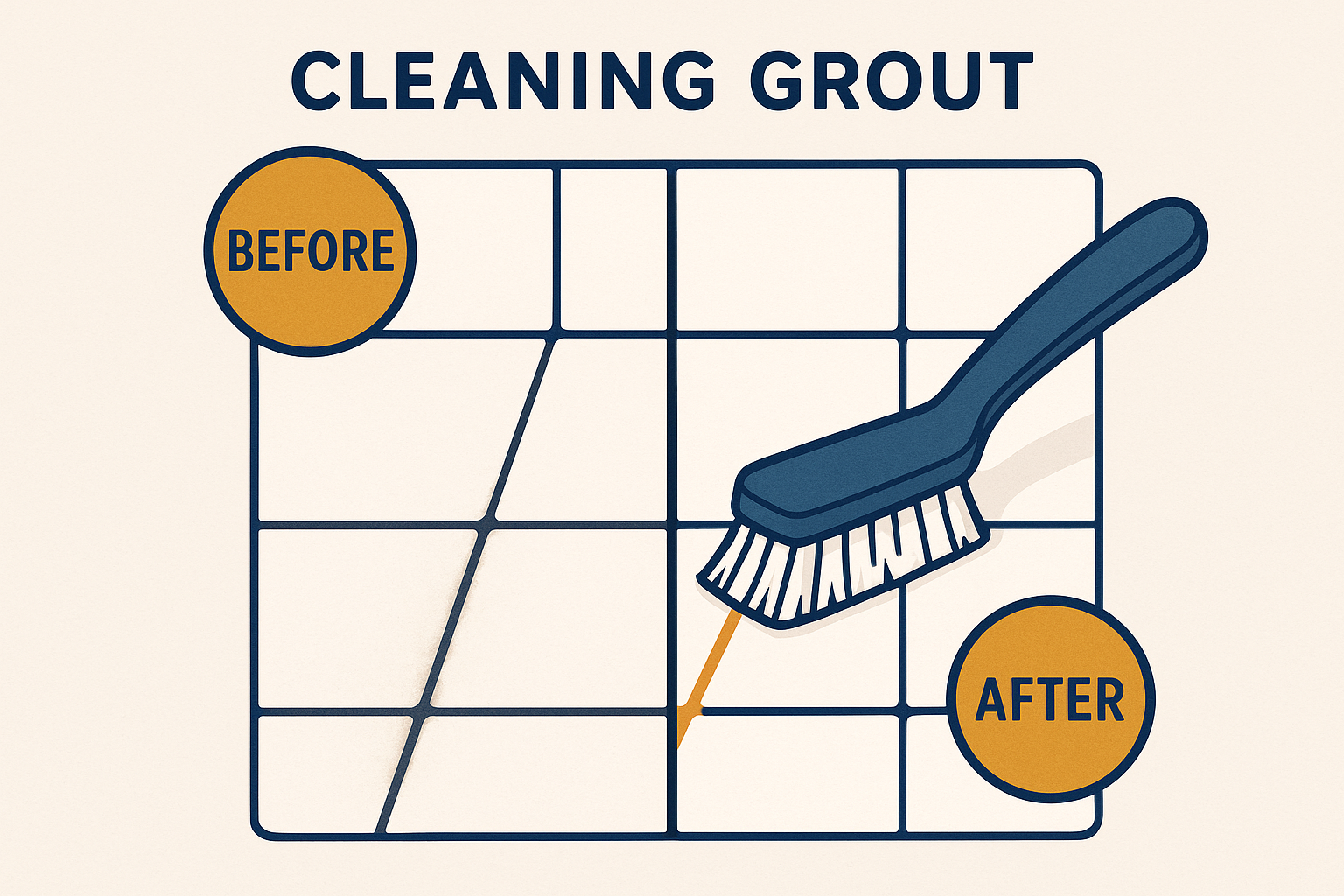 How To Clean Bathroom Tile Grout