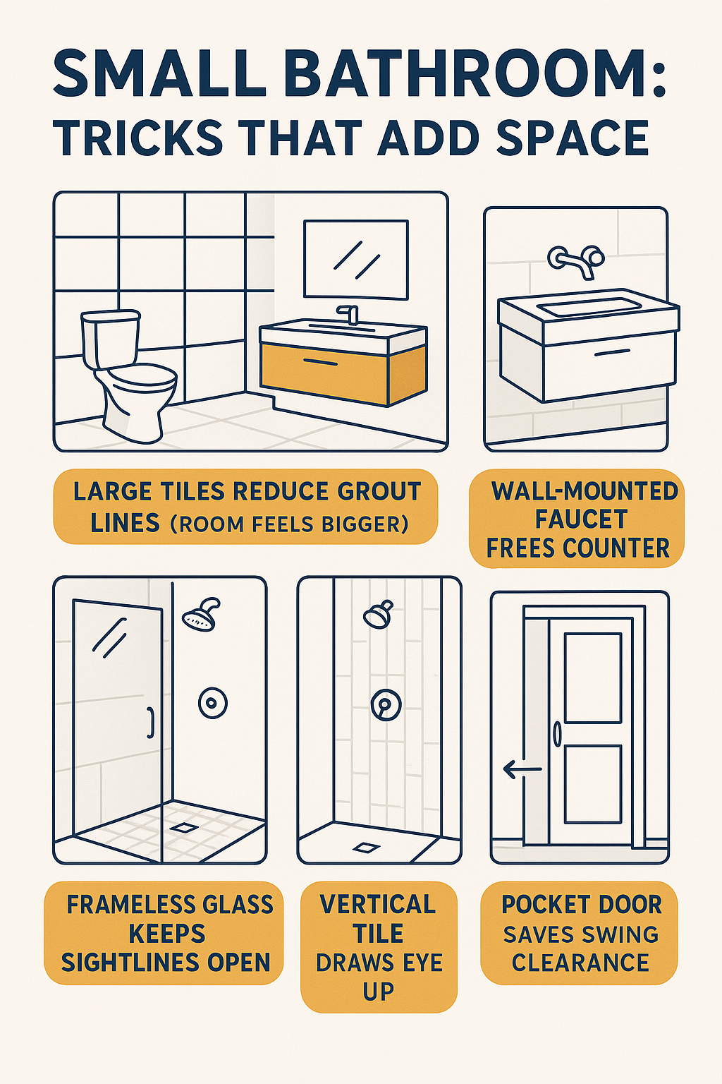 How To Design Small Bathroom diagram