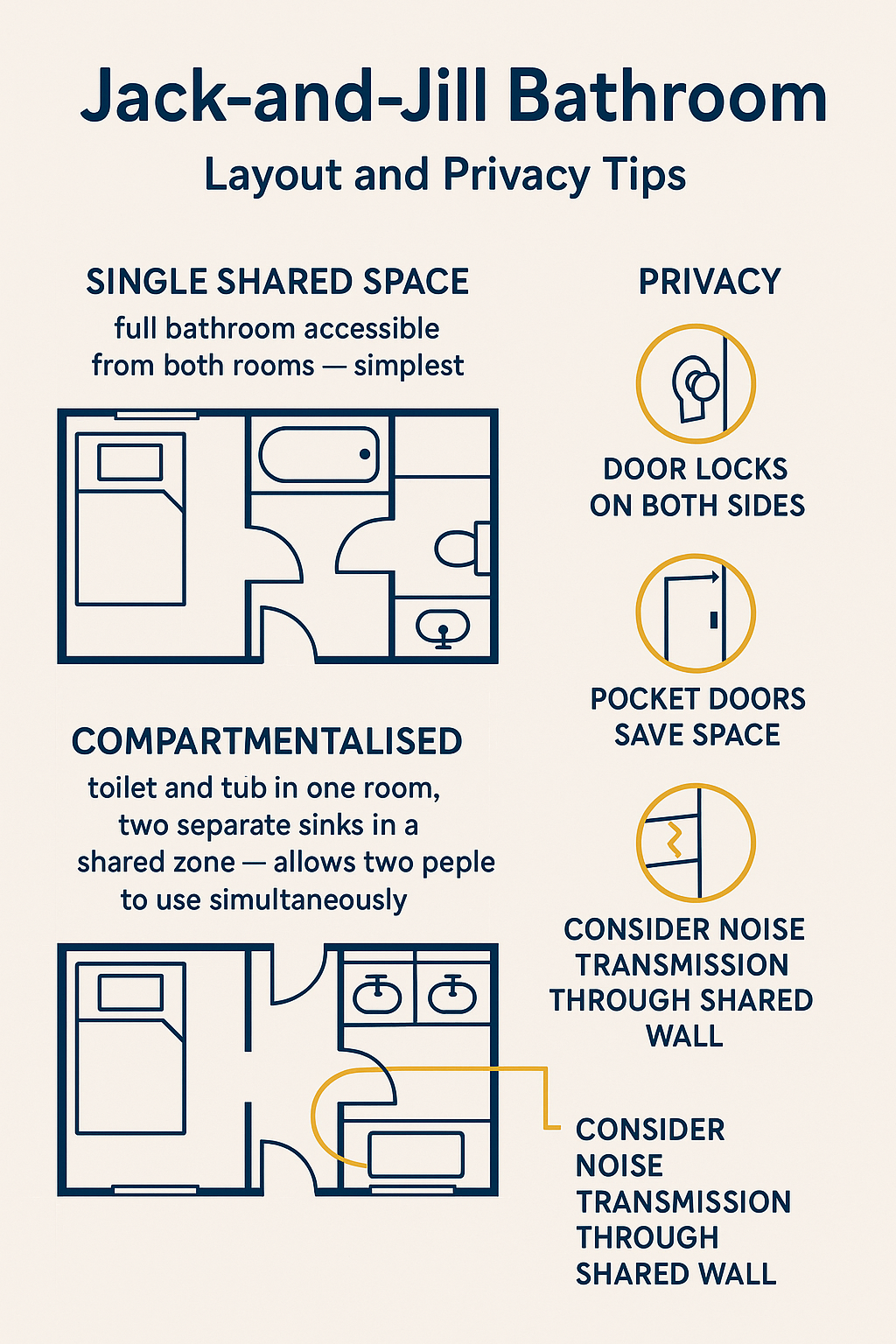 Jack And Jill Bathroom diagram