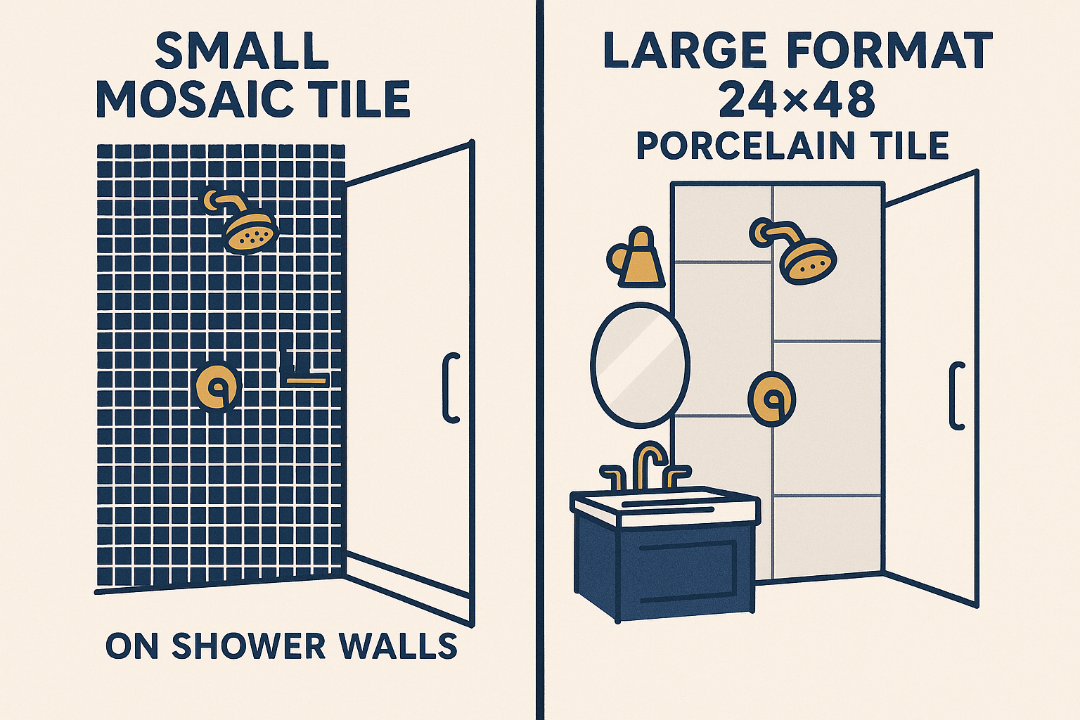 Large Format Vs Small Format Tile