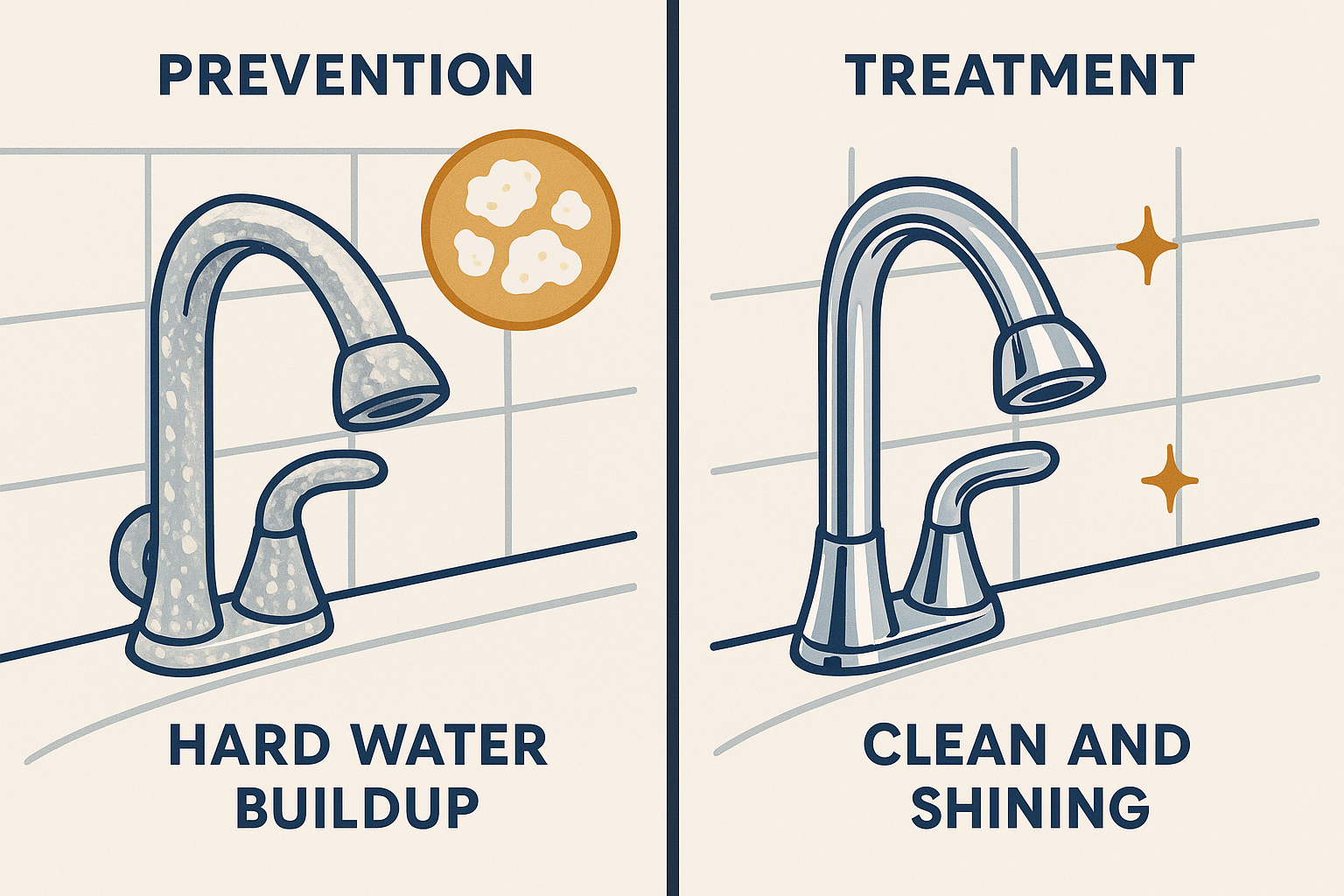 Preventing Hard Water Stains