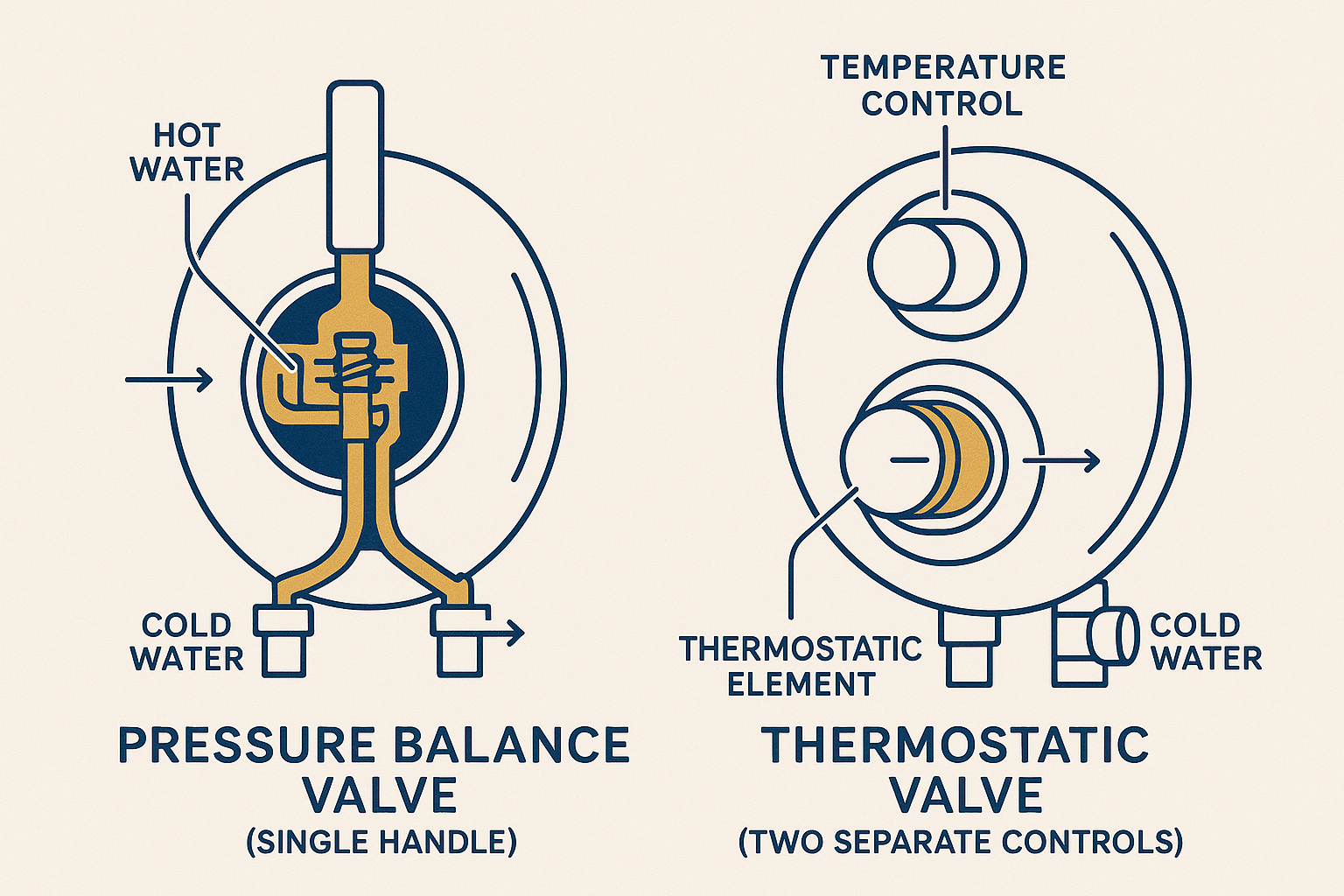 Shower Valve Types