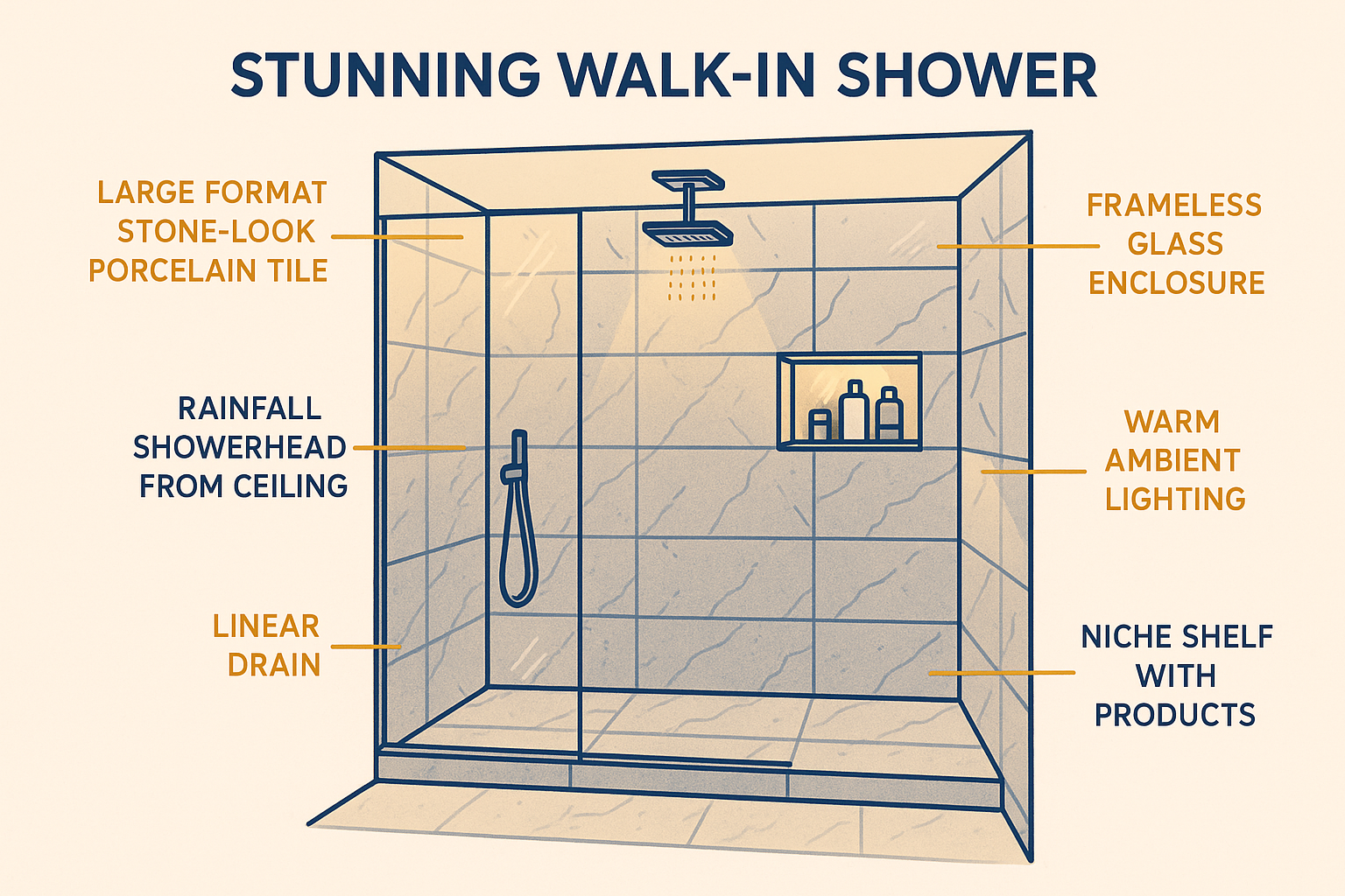 Walk In Shower Design Ideas